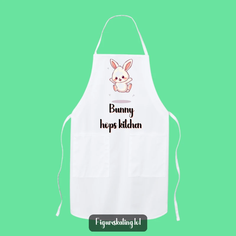 Funny Bunny Jump Apron: Add a Bounce of Fun to Your Cooking