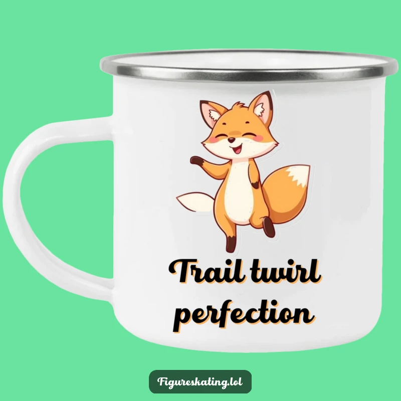 Funny Fox Dance Camping Mug a Rustic and Hilarious Outdoor Gift