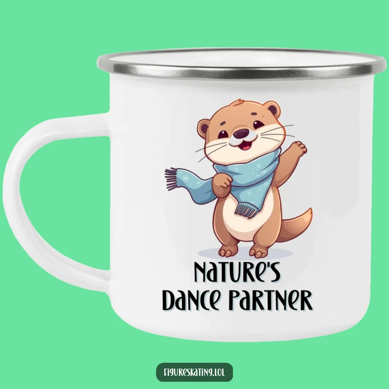 Funny Otter Camping Mug: Playful Outdoors Humor Gift