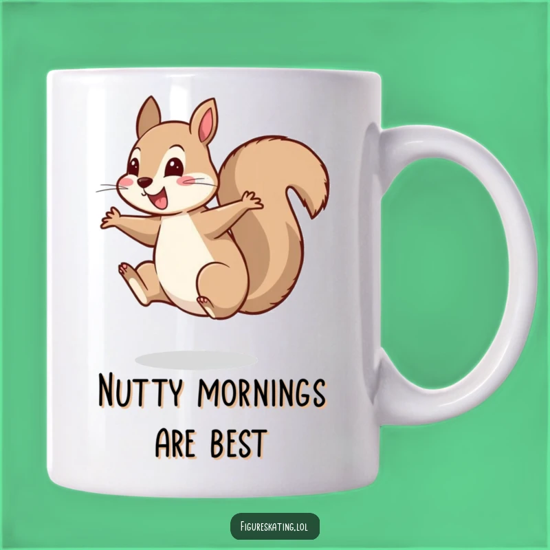 Funny Squirrel Spin Mug a Delightful Gift for Energetic People