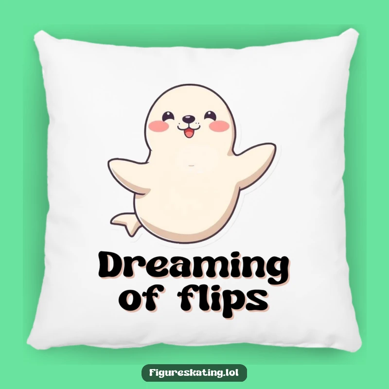 Funny Seal Pillow: Happy Acrobat Accent Throw Pillow Gift