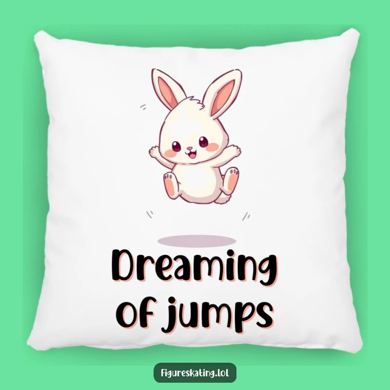 Funny Bunny Jump Pillow: Cuddle Up with Adorable Effort and Soft Comfort