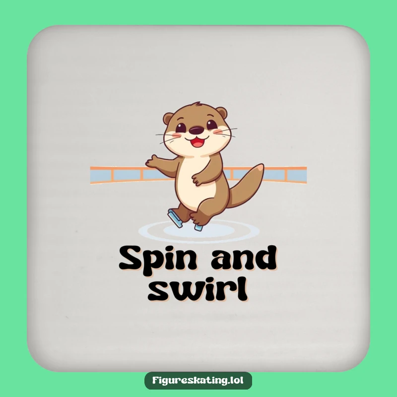Funny Skating Otter Coaster: Joyful Elegant Spinner, Protect Surfaces Funny Gift