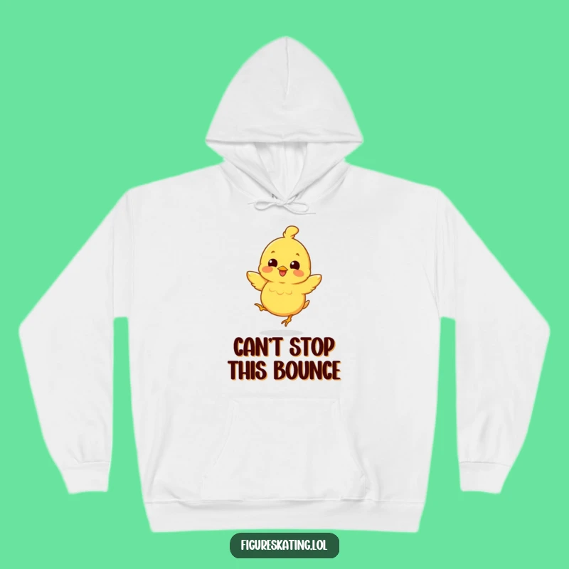 Funny Chick Jump Hoodie: Cozy Up with Cheerful Animal Fun and Warmth