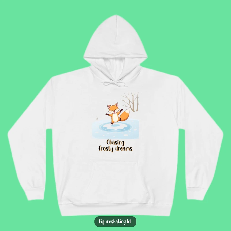 Funny Grinning Fox Hoodie: Cozy Winter Spins and Sly Humor