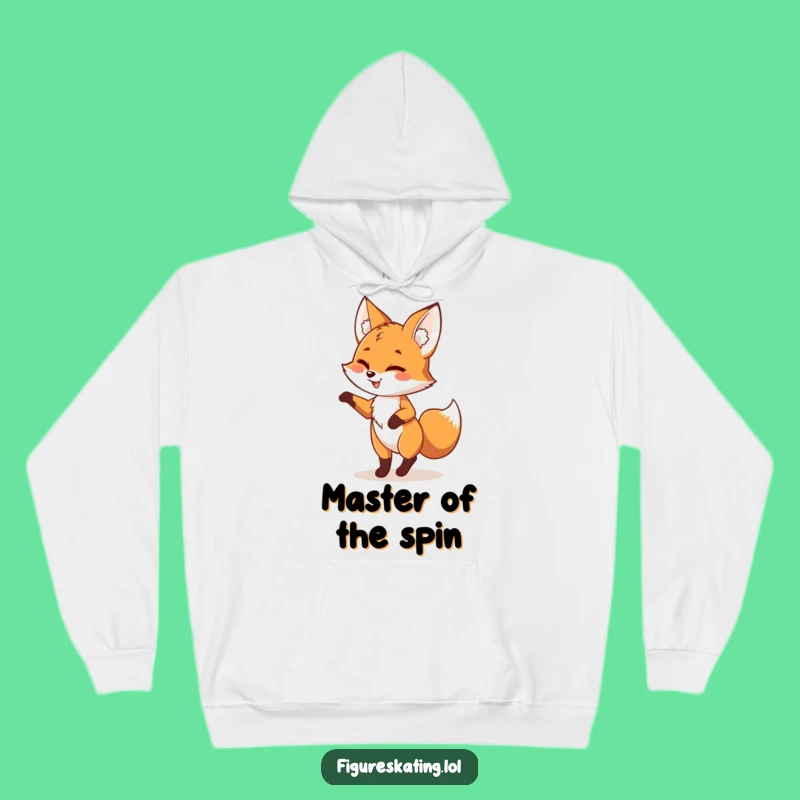 Funny Fox Pirouette Hoodie - Cozy & Playful Gift for All Seasons
