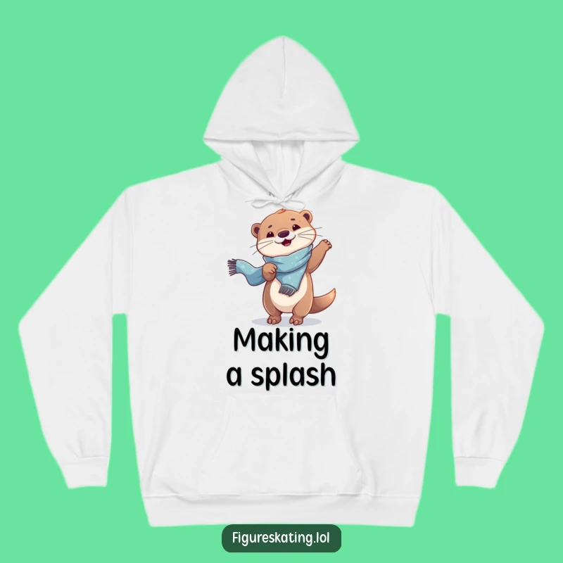 Funny Otter Twirl Hoodie: Cozy Playfulness and Humor Gift
