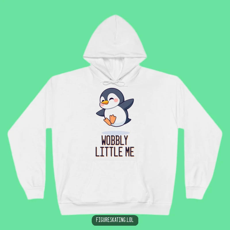Funny Shy Penguin Jumping Hoodie: Cozy Up with Cute Effort Gift