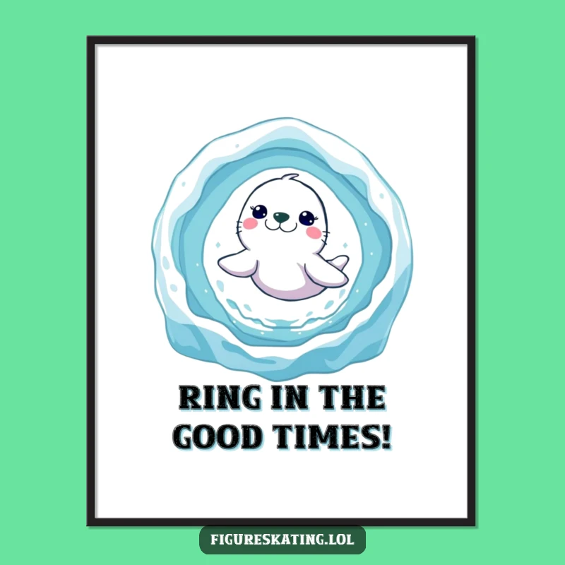 Free Printable Wall Art: Funny Seal Jumper Decor, Humorous Downloadable Art for Your Home