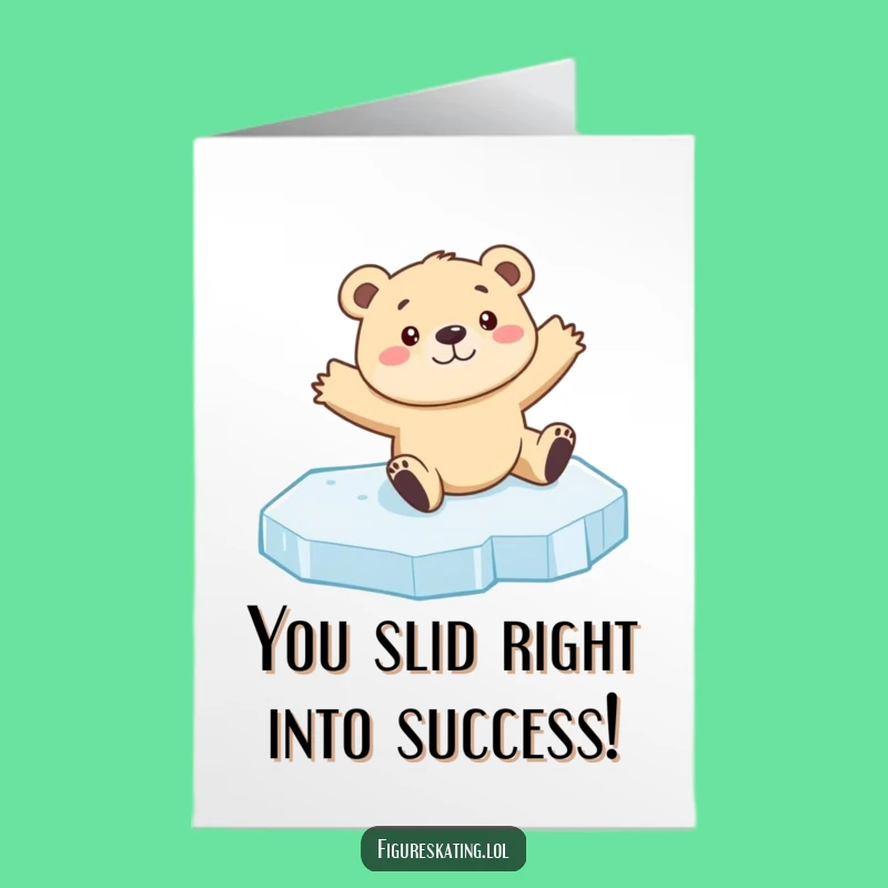 Free Printable Bear Cub Congrats Card - Hilarious Downloadable Achievement