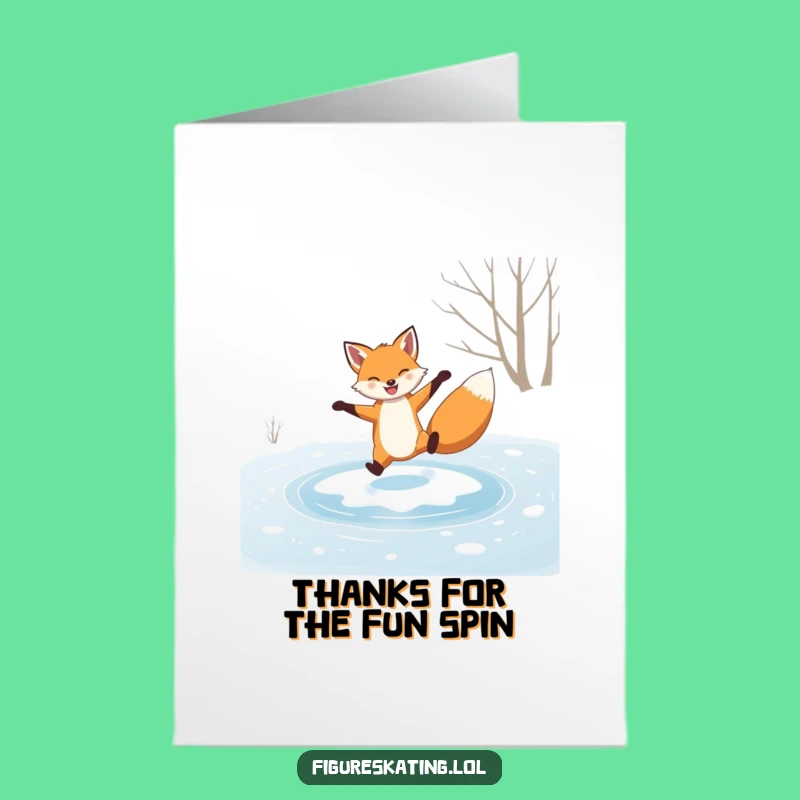 Thank You Free Printable Card: Sly Fox Thanks, Amusing Downloadable Gift!