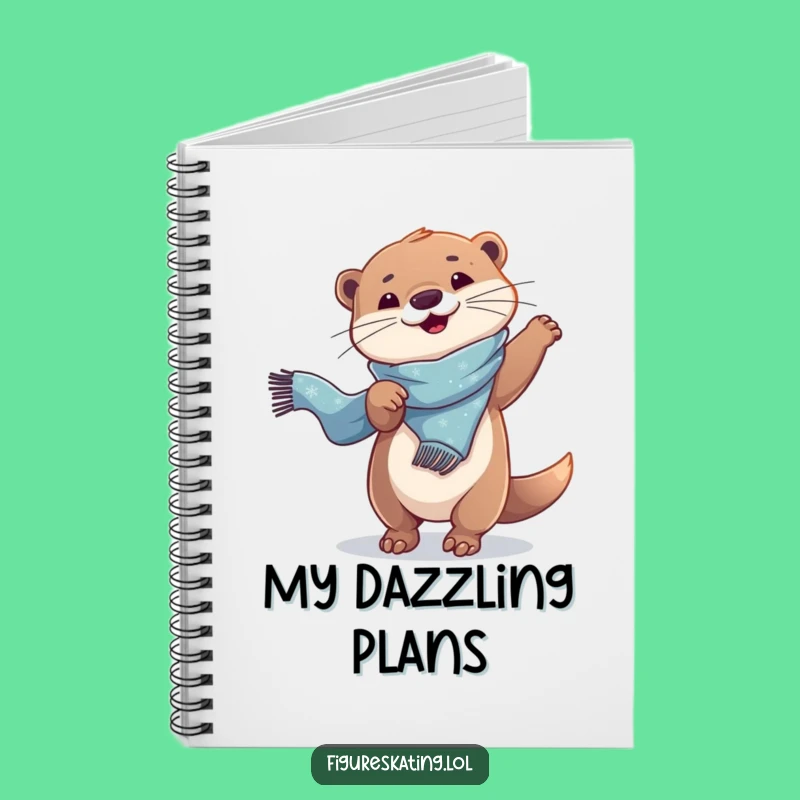 Funny Otter Twirl Notebook: Jot Down Playful Thoughts Gift