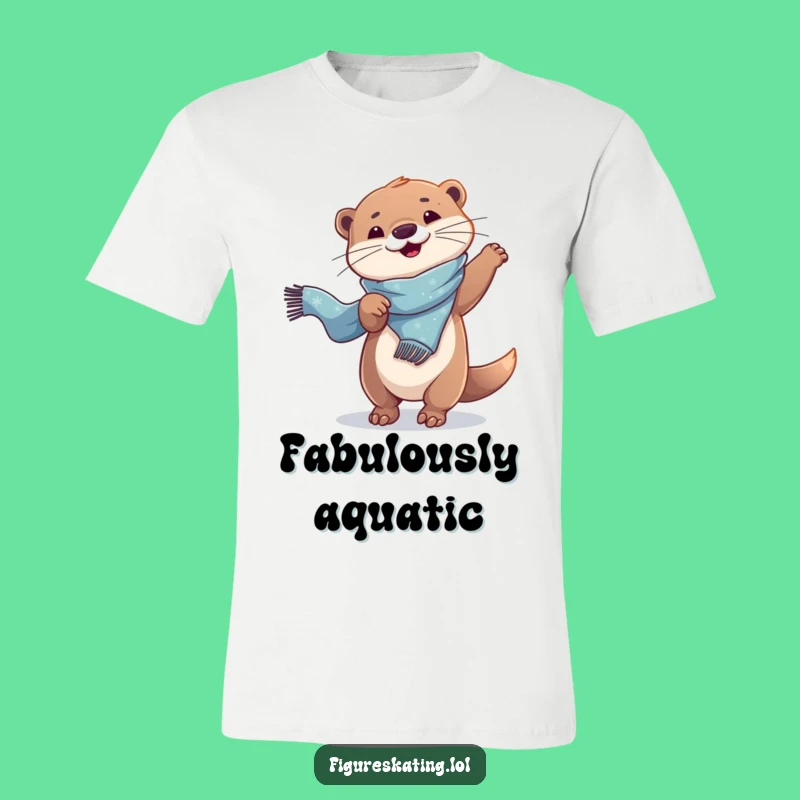 Funny Otter Dance T-Shirt: Shimmering Scarf Tee Gift