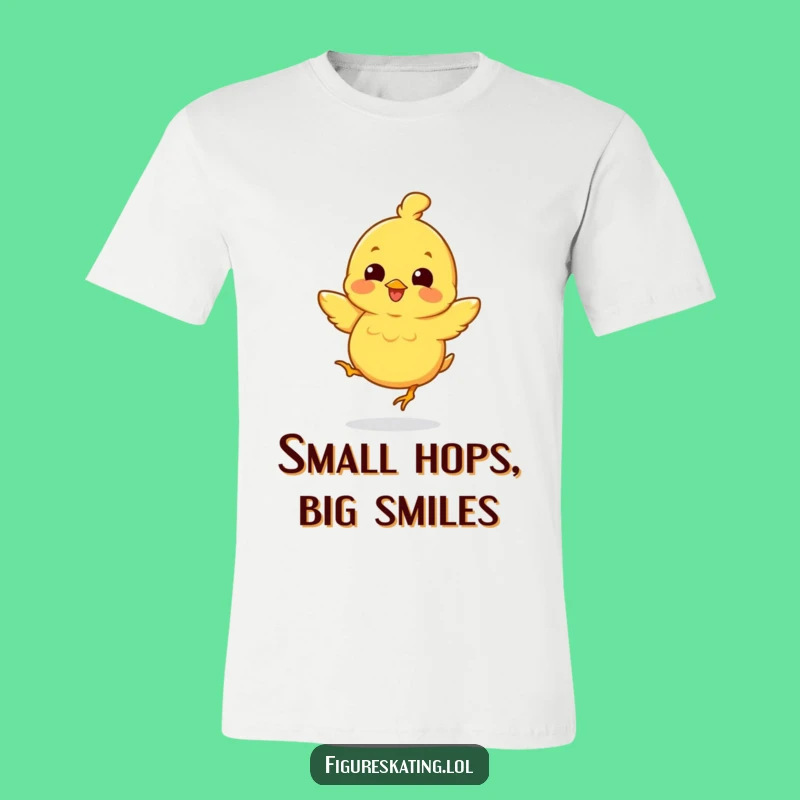 Funny Chick Jump T-Shirt: Wear Your Joy with This Cheerful Animal Tee