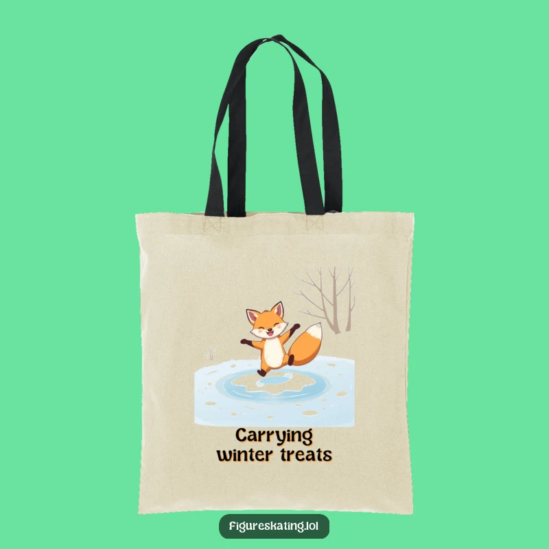Funny Grinning Fox Tote Bag: Carry Your Elegance with Humor