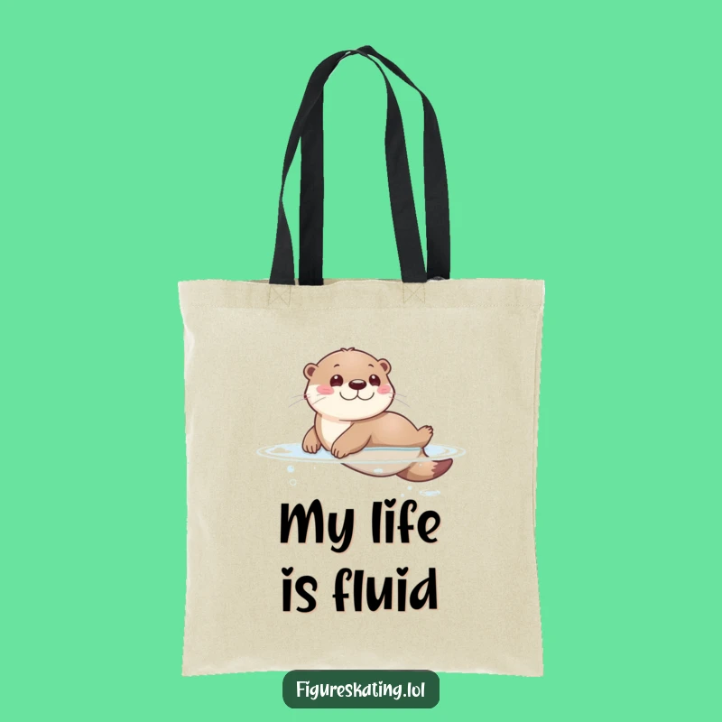 Funny Otter Sliding Tote Bag: Carry Your Essentials with Playful Charm and Humor